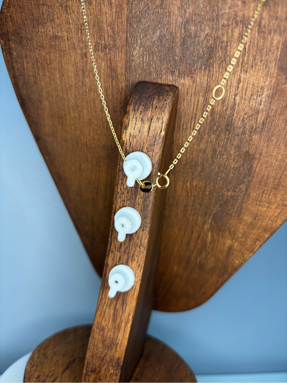 Gucci Gold & Crystal GG Heart Pendant Necklace - Picture 11 of 11
